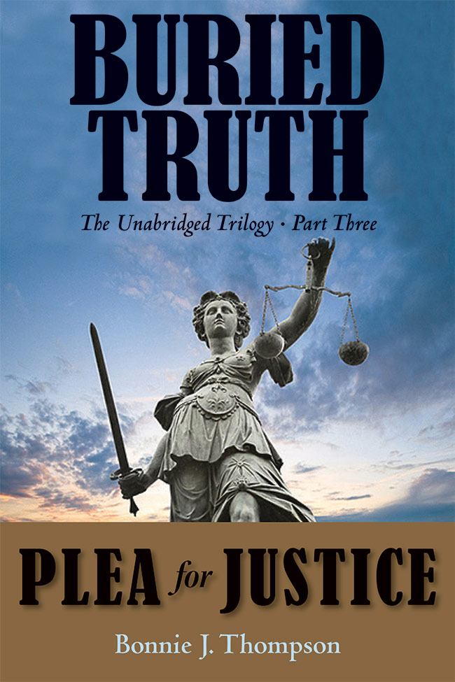 A front cover for the Part Three of Buried Truth book