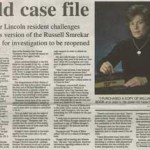 A news article for the Cold Case File