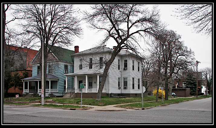 A white colored house