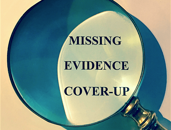 A search for missing evidence cover-up